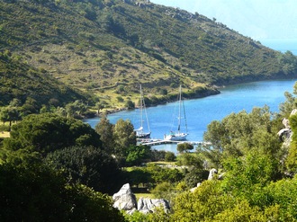 Hisar�n�-Golf, T�rkei, segeln in leere Traumbuchten