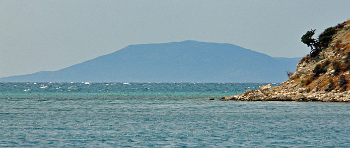 segeln zwischen der T�rkei und Griechenland