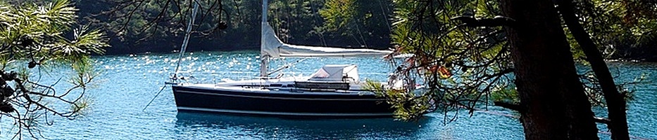 nach dem Segeln,traumhafte Bucht, Cati, T�rkei