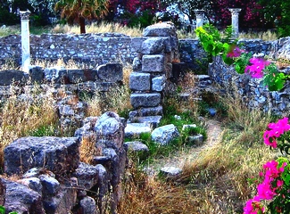 Frei zug�ngliche Ausgrabungen in Kos