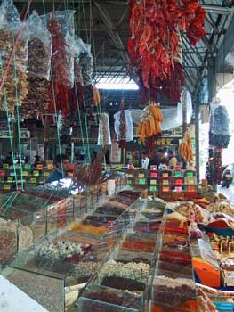 Marktstand in Bodrum T�rkei