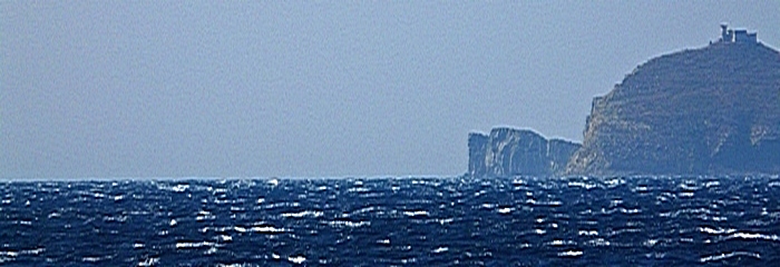 segeln mit Starkwind in Griechenland