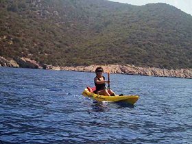 Tolle Ausfl�ge mit dem Kayak rund um Bodrum. Eine Alternative zum Segeln?