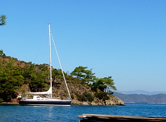 Segeln zu den sch�nsten Buchten in der T�rkei